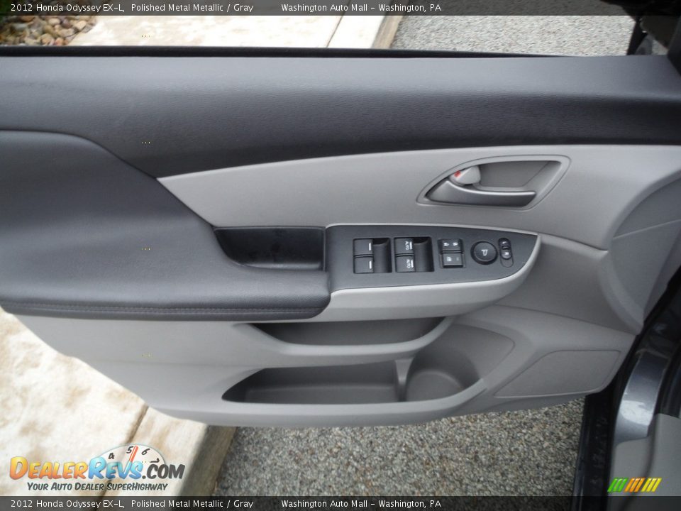 2012 Honda Odyssey EX-L Polished Metal Metallic / Gray Photo #19