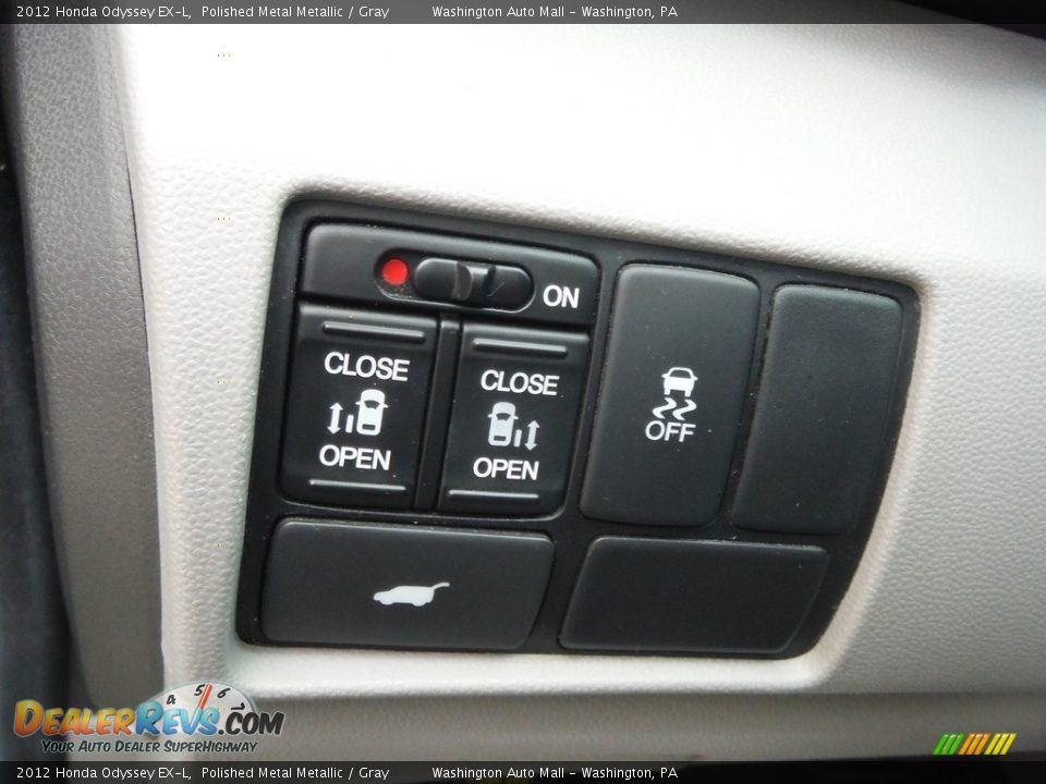 2012 Honda Odyssey EX-L Polished Metal Metallic / Gray Photo #21