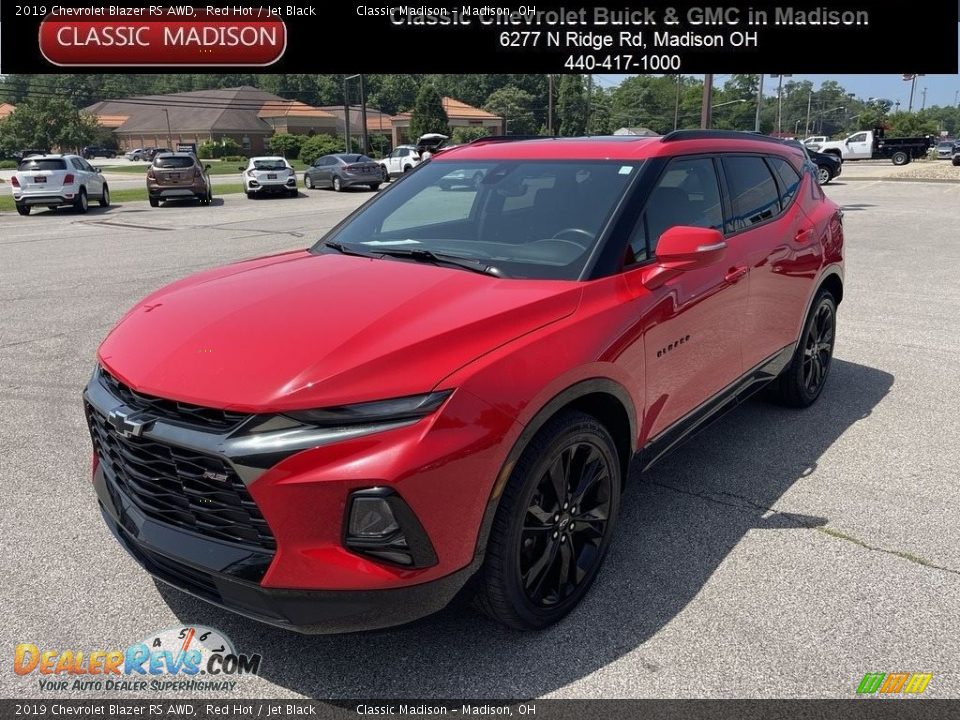 2019 Chevrolet Blazer RS AWD Red Hot / Jet Black Photo #1