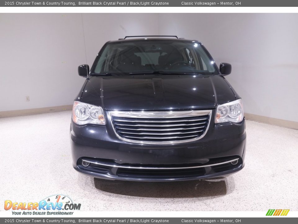2015 Chrysler Town & Country Touring Brilliant Black Crystal Pearl / Black/Light Graystone Photo #2