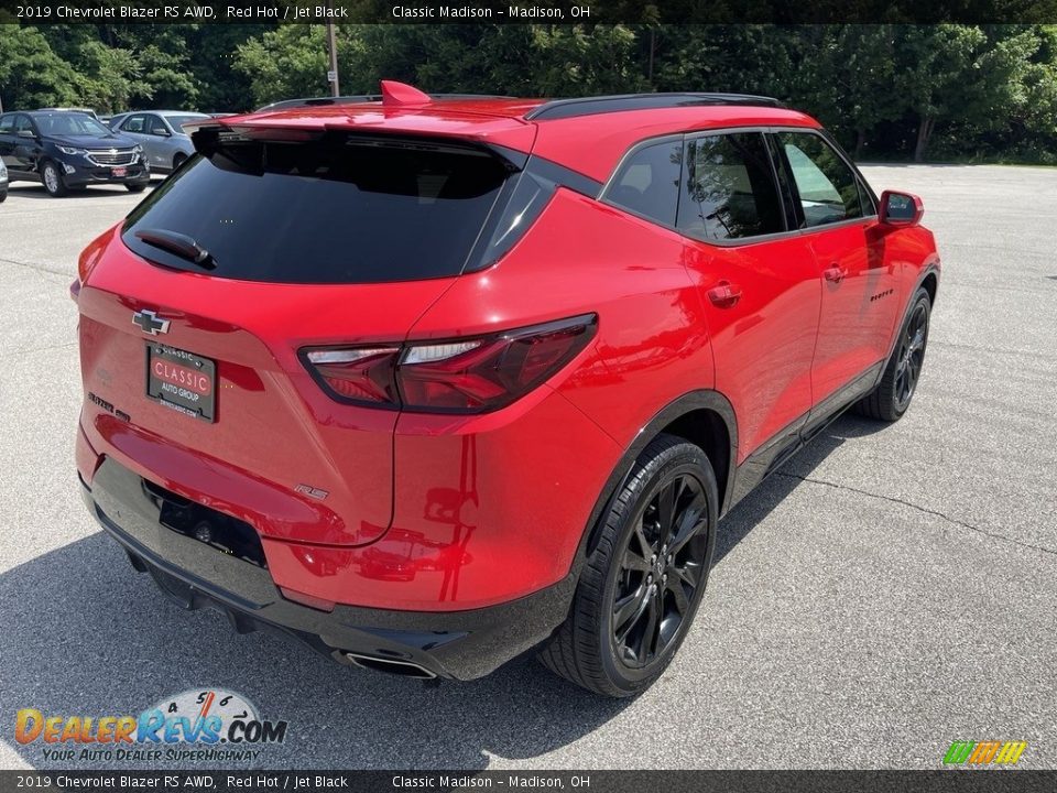 2019 Chevrolet Blazer RS AWD Red Hot / Jet Black Photo #3