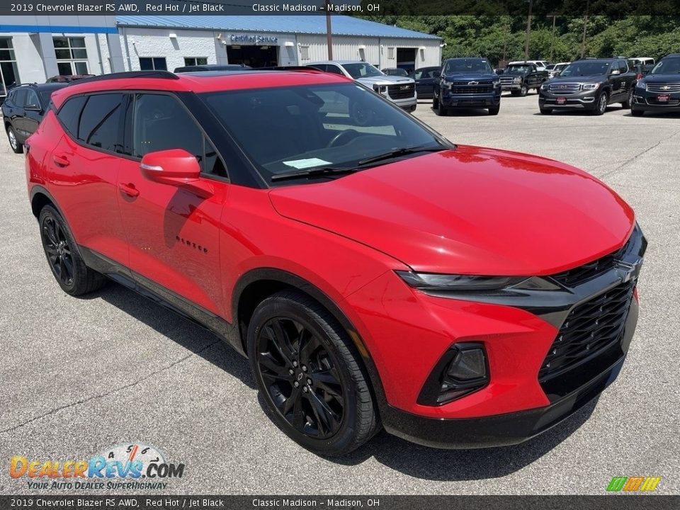 2019 Chevrolet Blazer RS AWD Red Hot / Jet Black Photo #4