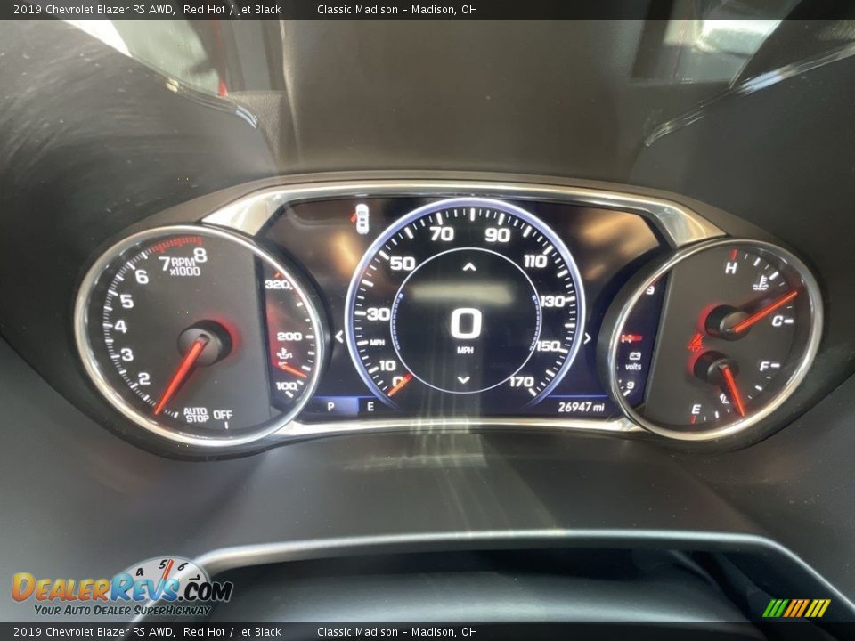 2019 Chevrolet Blazer RS AWD Red Hot / Jet Black Photo #10