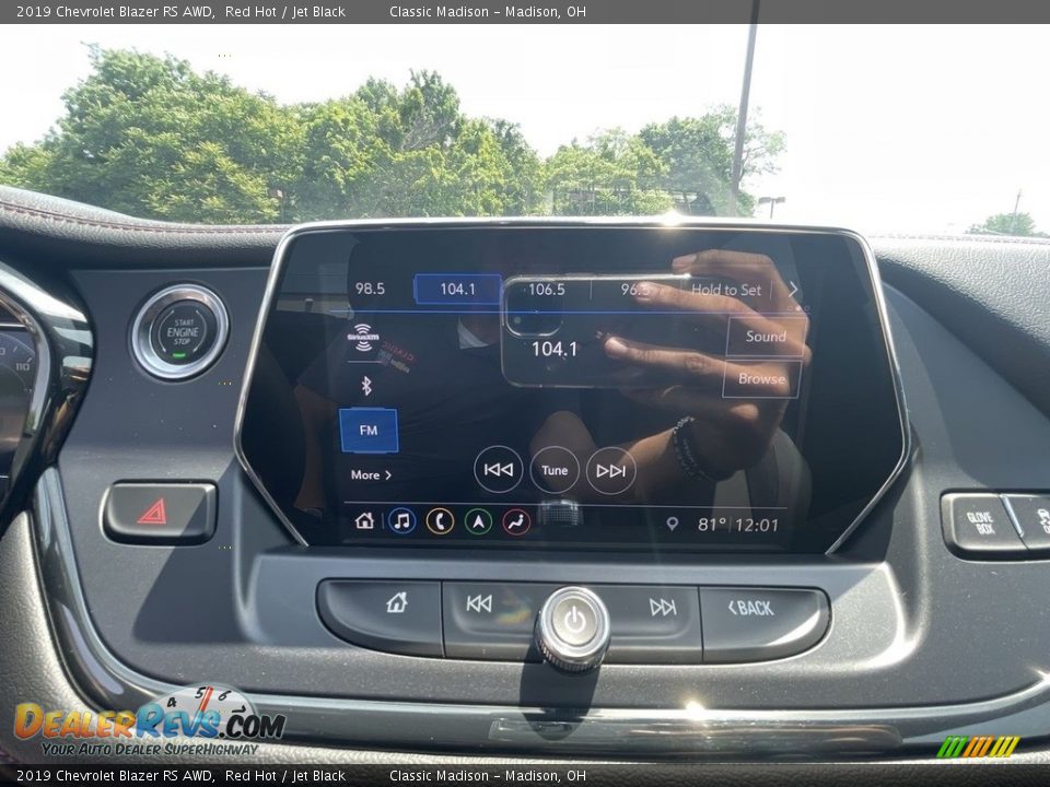 2019 Chevrolet Blazer RS AWD Red Hot / Jet Black Photo #11
