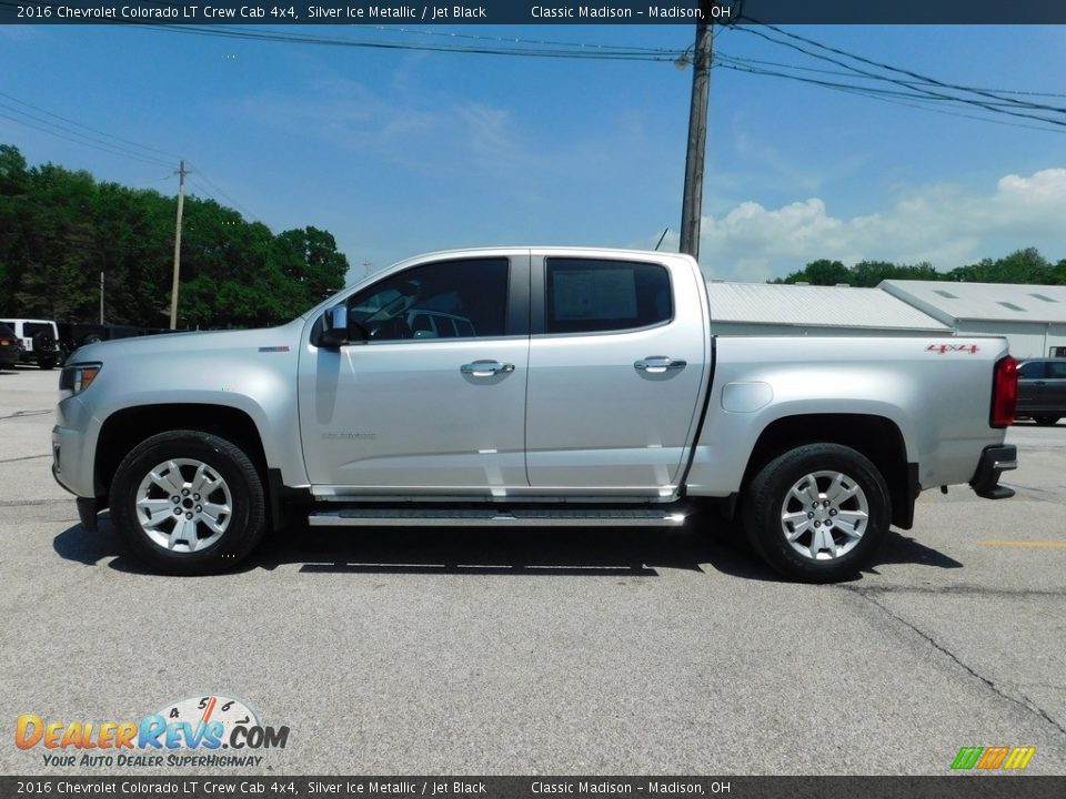Silver Ice Metallic 2016 Chevrolet Colorado LT Crew Cab 4x4 Photo #2