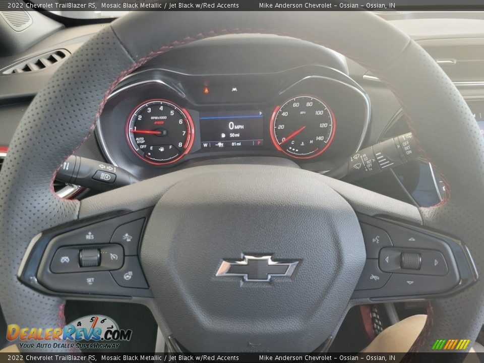 2022 Chevrolet TrailBlazer RS Mosaic Black Metallic / Jet Black w/Red Accents Photo #24