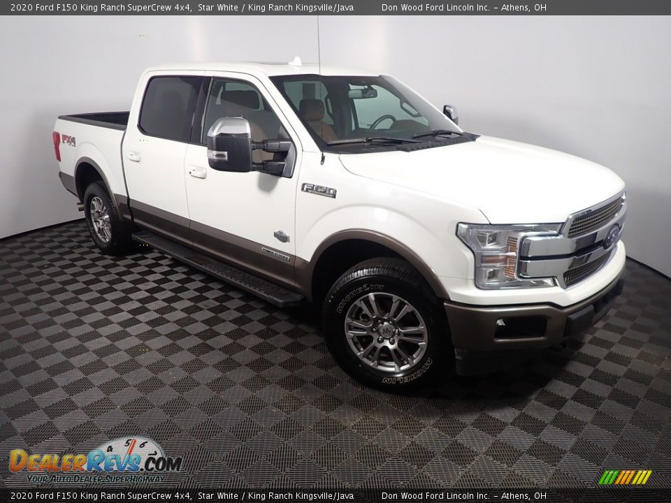 2020 Ford F150 King Ranch SuperCrew 4x4 Star White / King Ranch Kingsville/Java Photo #6
