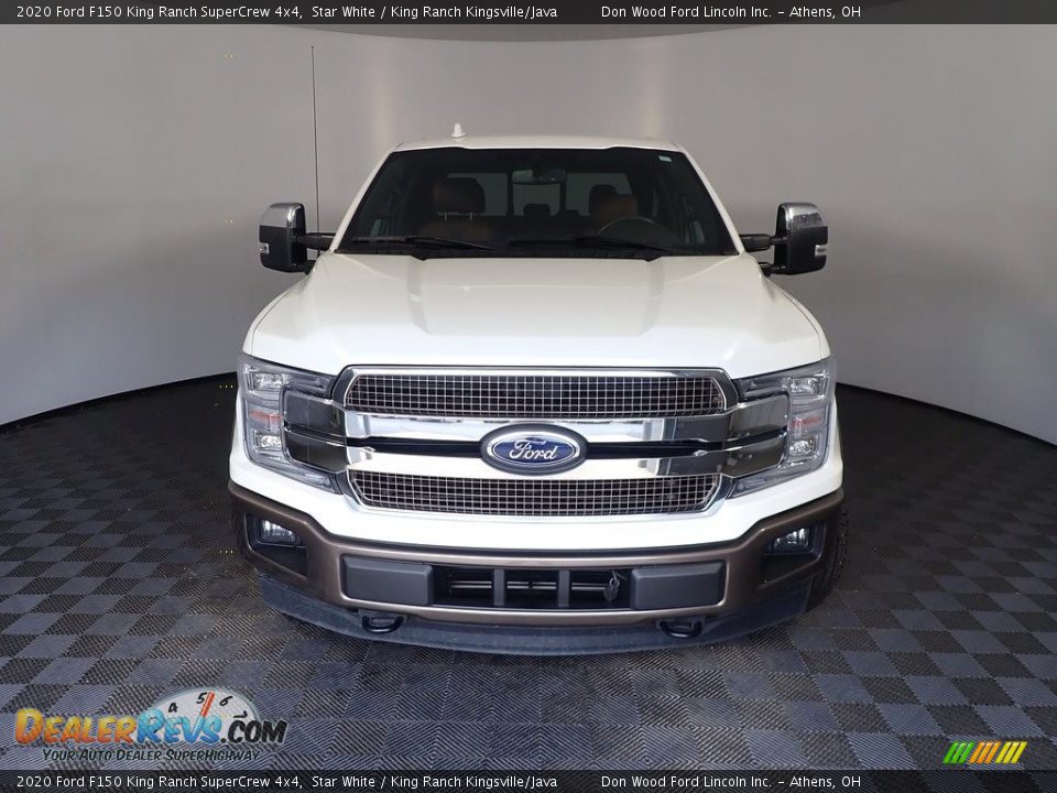 2020 Ford F150 King Ranch SuperCrew 4x4 Star White / King Ranch Kingsville/Java Photo #8