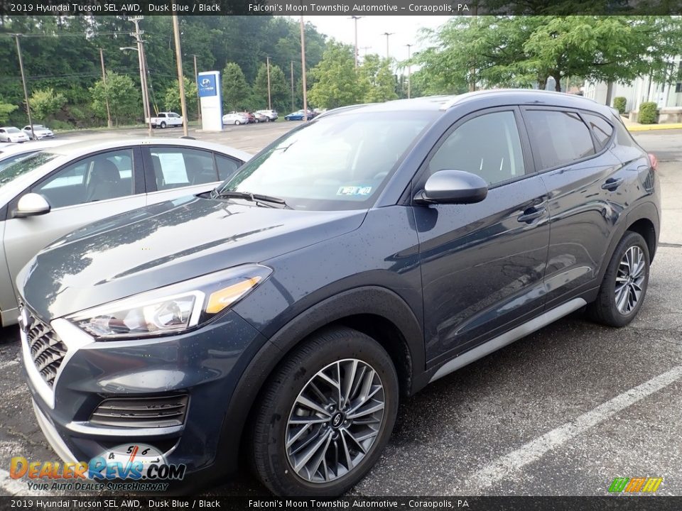 2019 Hyundai Tucson SEL AWD Dusk Blue / Black Photo #1