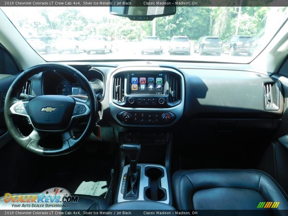 2016 Chevrolet Colorado LT Crew Cab 4x4 Silver Ice Metallic / Jet Black Photo #9