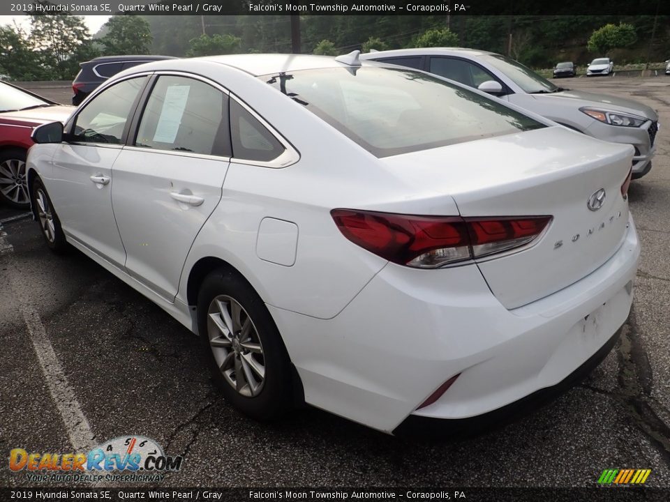 2019 Hyundai Sonata SE Quartz White Pearl / Gray Photo #2