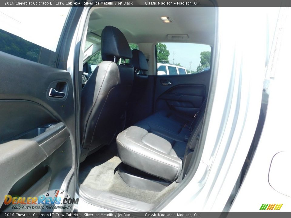 2016 Chevrolet Colorado LT Crew Cab 4x4 Silver Ice Metallic / Jet Black Photo #14