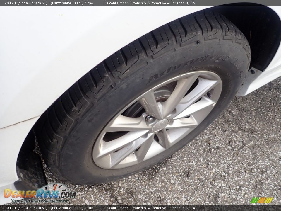 2019 Hyundai Sonata SE Quartz White Pearl / Gray Photo #5