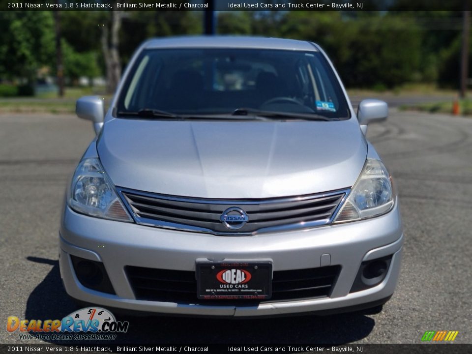 2011 Nissan Versa 1.8 S Hatchback Brilliant Silver Metallic / Charcoal Photo #8