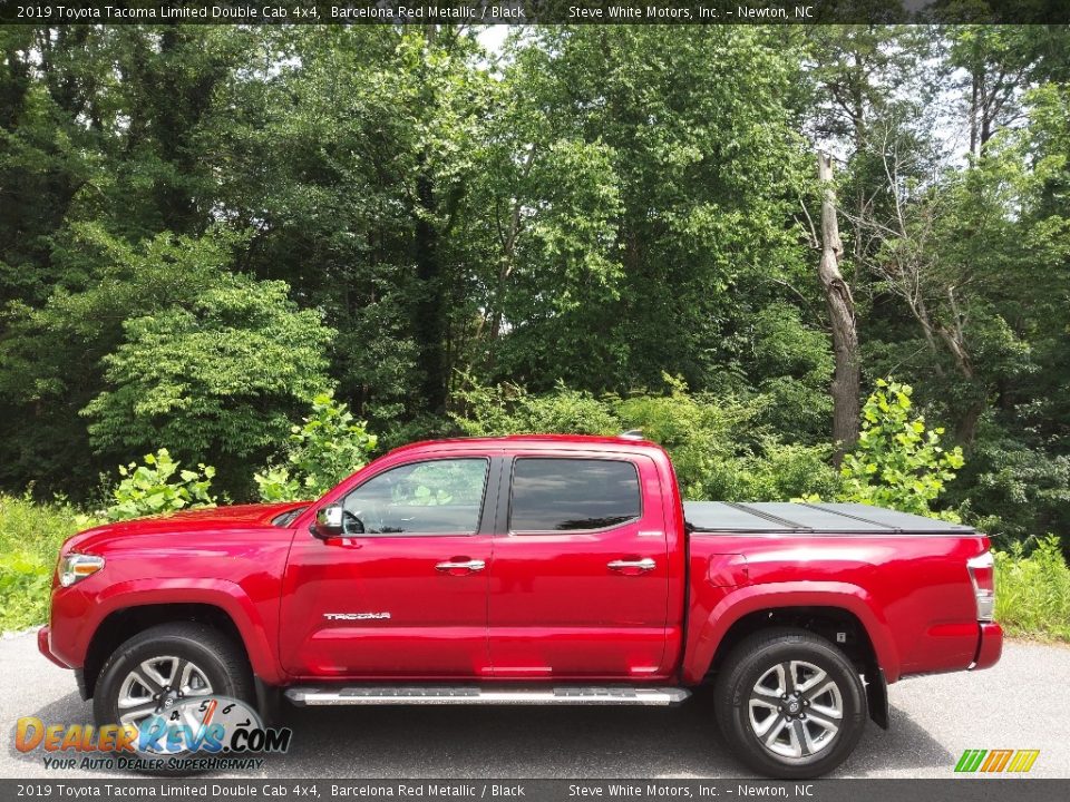 2019 Toyota Tacoma Limited Double Cab 4x4 Barcelona Red Metallic / Black Photo #1