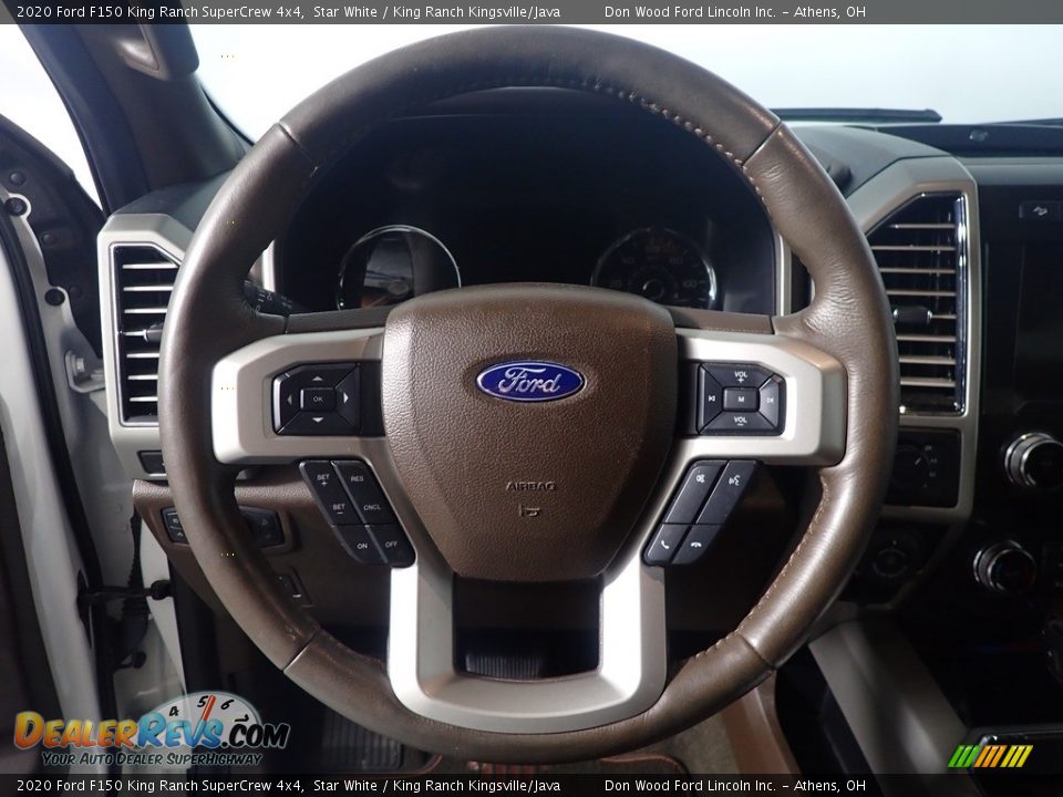 2020 Ford F150 King Ranch SuperCrew 4x4 Steering Wheel Photo #30