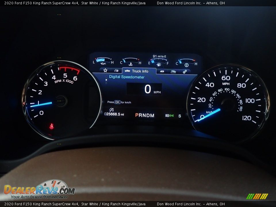 2020 Ford F150 King Ranch SuperCrew 4x4 Gauges Photo #31