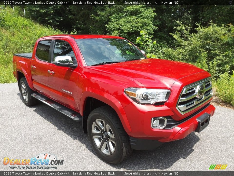 2019 Toyota Tacoma Limited Double Cab 4x4 Barcelona Red Metallic / Black Photo #5