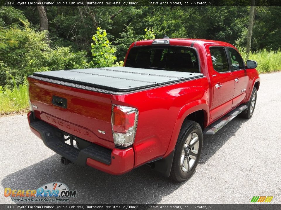 2019 Toyota Tacoma Limited Double Cab 4x4 Barcelona Red Metallic / Black Photo #7