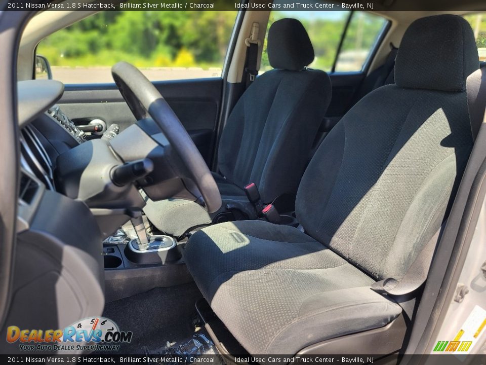 2011 Nissan Versa 1.8 S Hatchback Brilliant Silver Metallic / Charcoal Photo #17