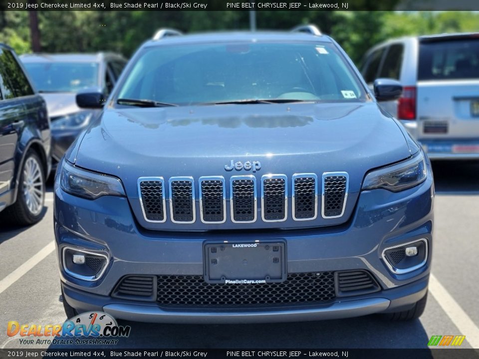 2019 Jeep Cherokee Limited 4x4 Blue Shade Pearl / Black/Ski Grey Photo #2