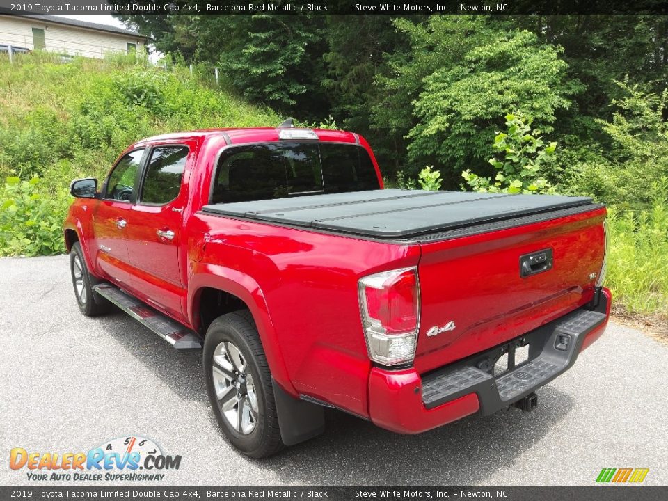 2019 Toyota Tacoma Limited Double Cab 4x4 Barcelona Red Metallic / Black Photo #10