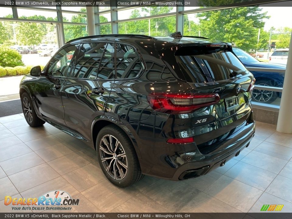 2022 BMW X5 xDrive40i Black Sapphire Metallic / Black Photo #2