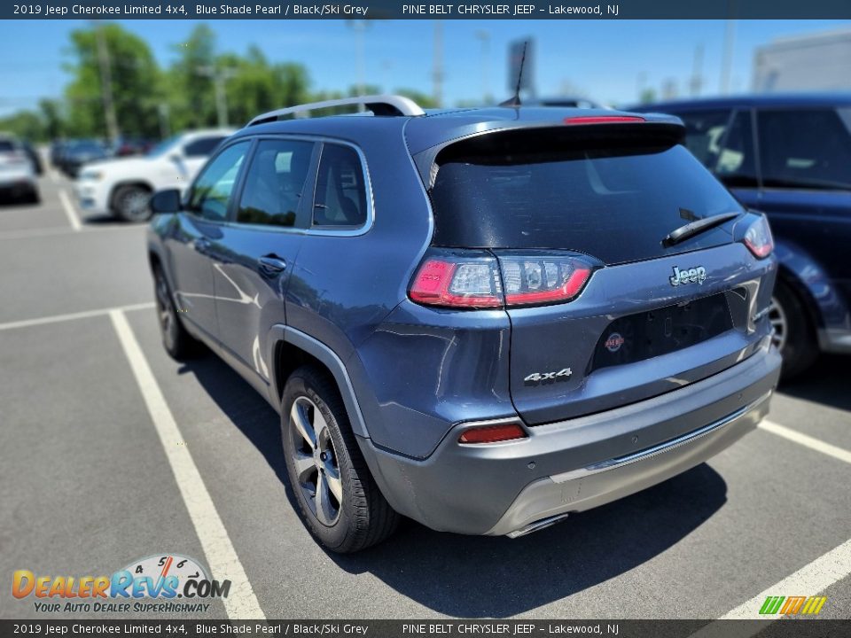 2019 Jeep Cherokee Limited 4x4 Blue Shade Pearl / Black/Ski Grey Photo #7