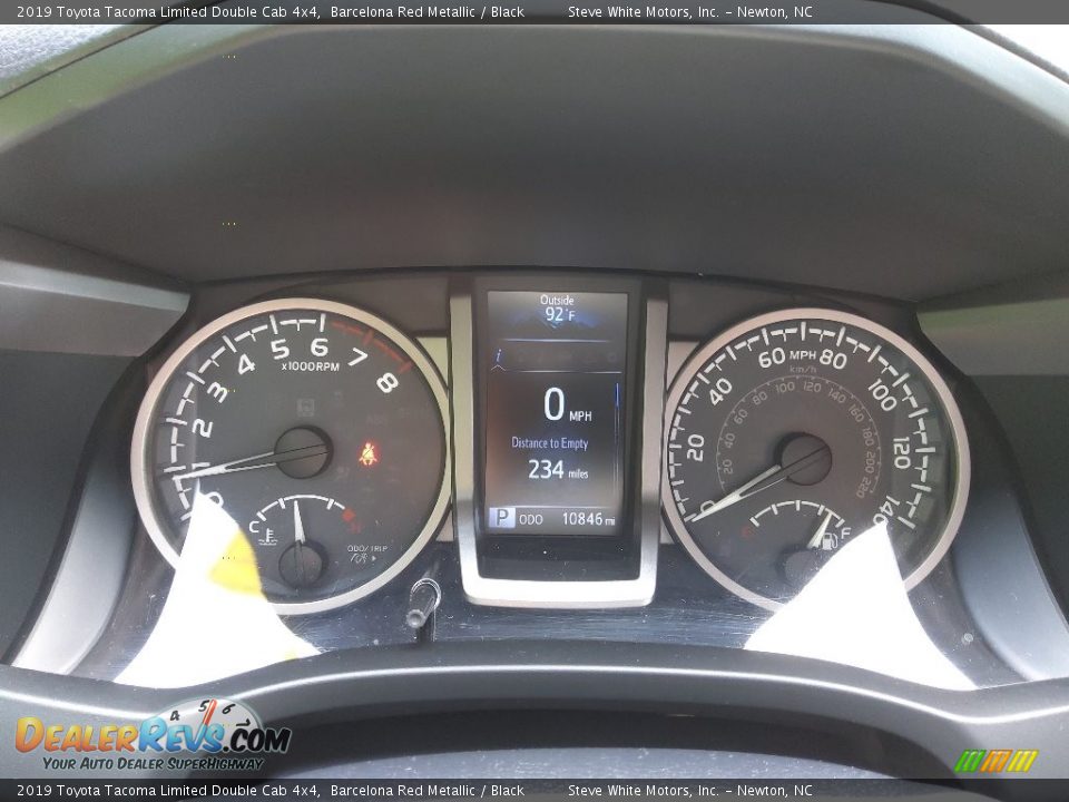 2019 Toyota Tacoma Limited Double Cab 4x4 Barcelona Red Metallic / Black Photo #20
