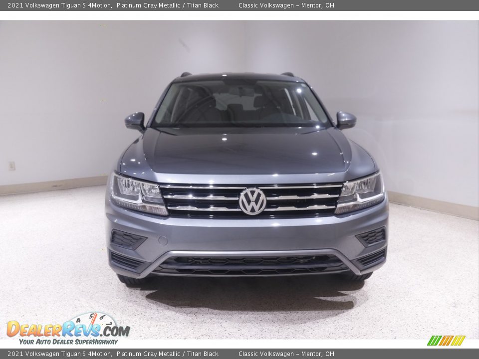 2021 Volkswagen Tiguan S 4Motion Platinum Gray Metallic / Titan Black Photo #2