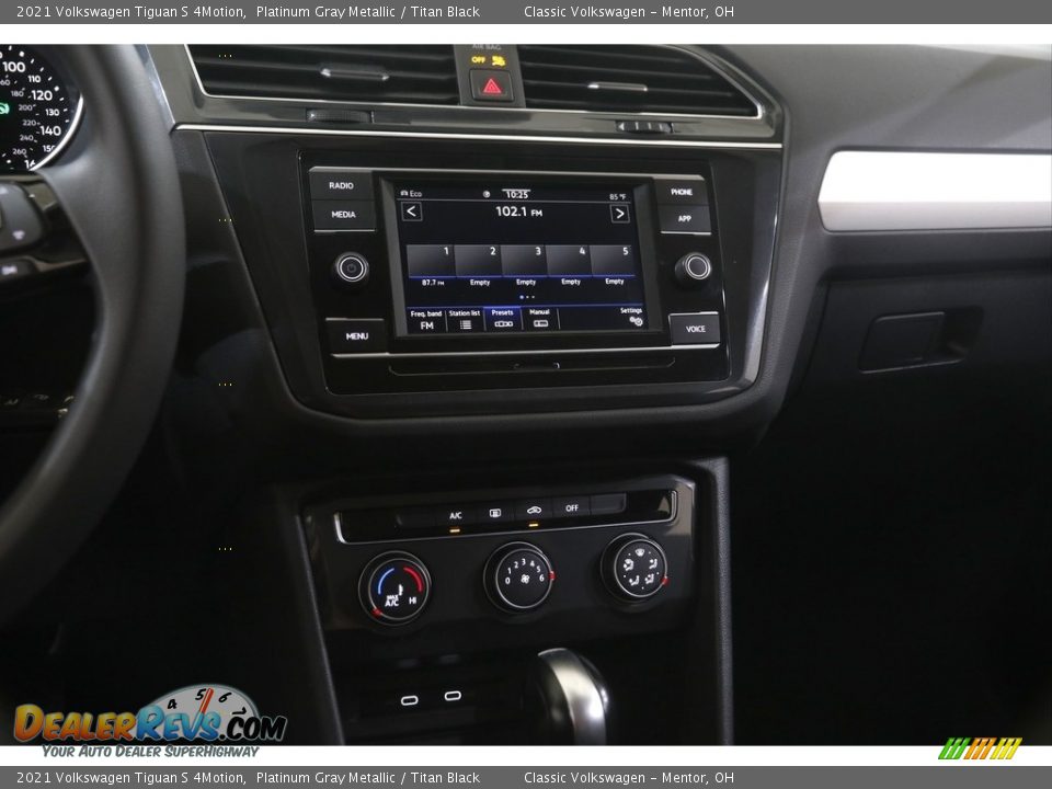 2021 Volkswagen Tiguan S 4Motion Platinum Gray Metallic / Titan Black Photo #9