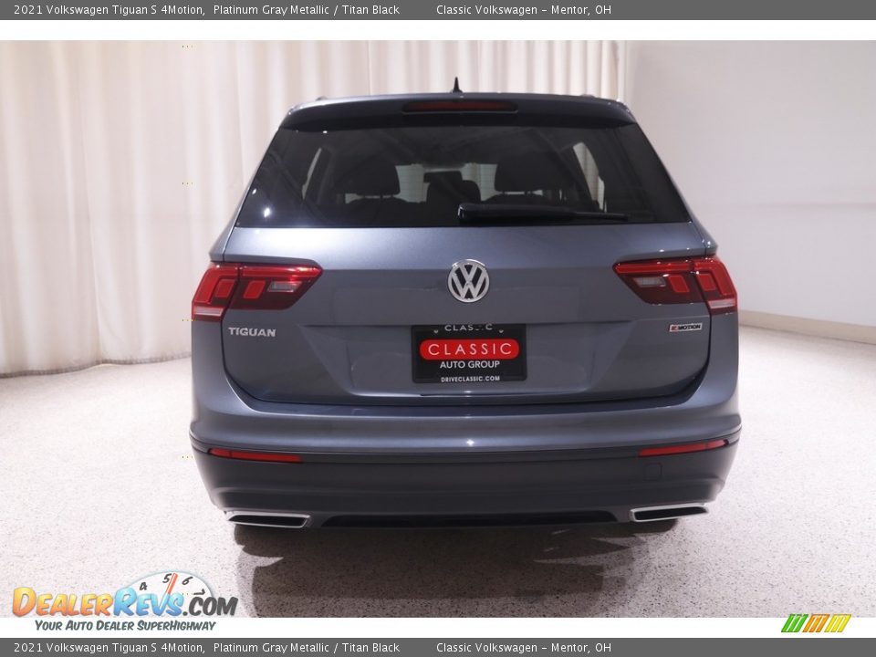 2021 Volkswagen Tiguan S 4Motion Platinum Gray Metallic / Titan Black Photo #16
