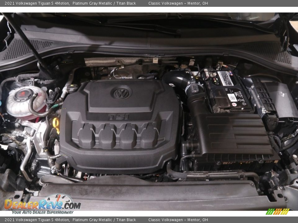 2021 Volkswagen Tiguan S 4Motion Platinum Gray Metallic / Titan Black Photo #17