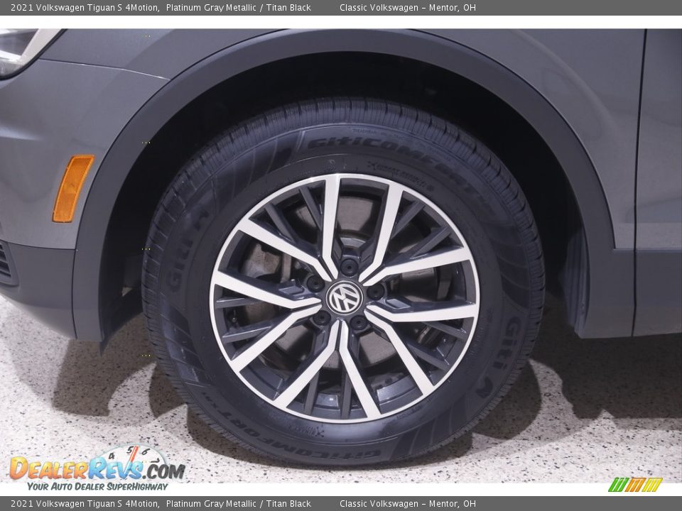 2021 Volkswagen Tiguan S 4Motion Platinum Gray Metallic / Titan Black Photo #18