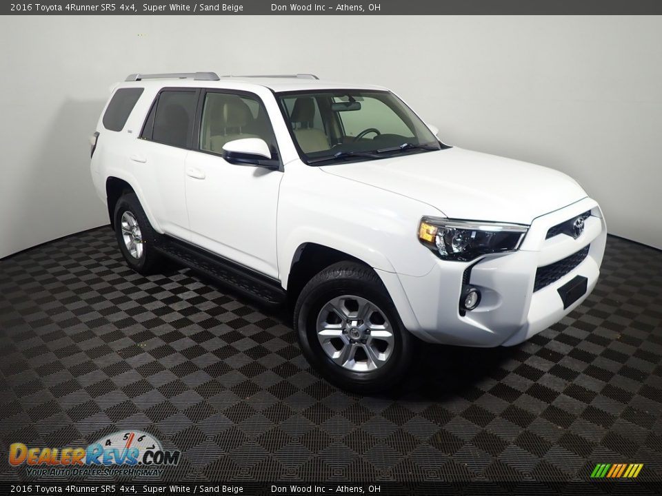 2016 Toyota 4Runner SR5 4x4 Super White / Sand Beige Photo #4