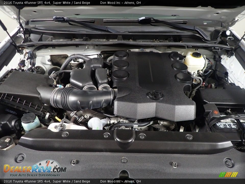 2016 Toyota 4Runner SR5 4x4 Super White / Sand Beige Photo #8