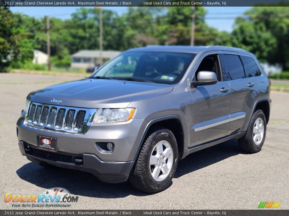 2012 Jeep Grand Cherokee Laredo 4x4 Maximum Steel Metallic / Black Photo #1