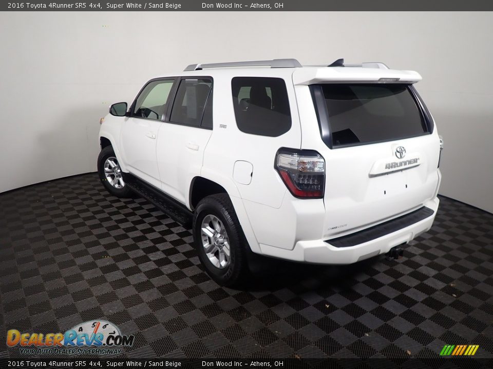 2016 Toyota 4Runner SR5 4x4 Super White / Sand Beige Photo #13