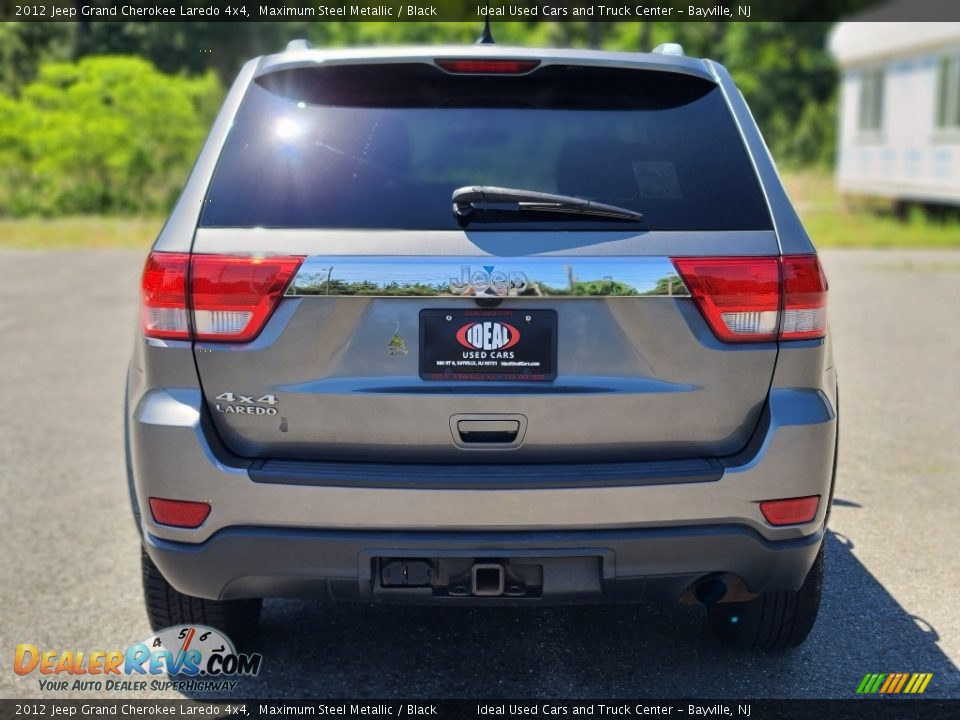 2012 Jeep Grand Cherokee Laredo 4x4 Maximum Steel Metallic / Black Photo #4