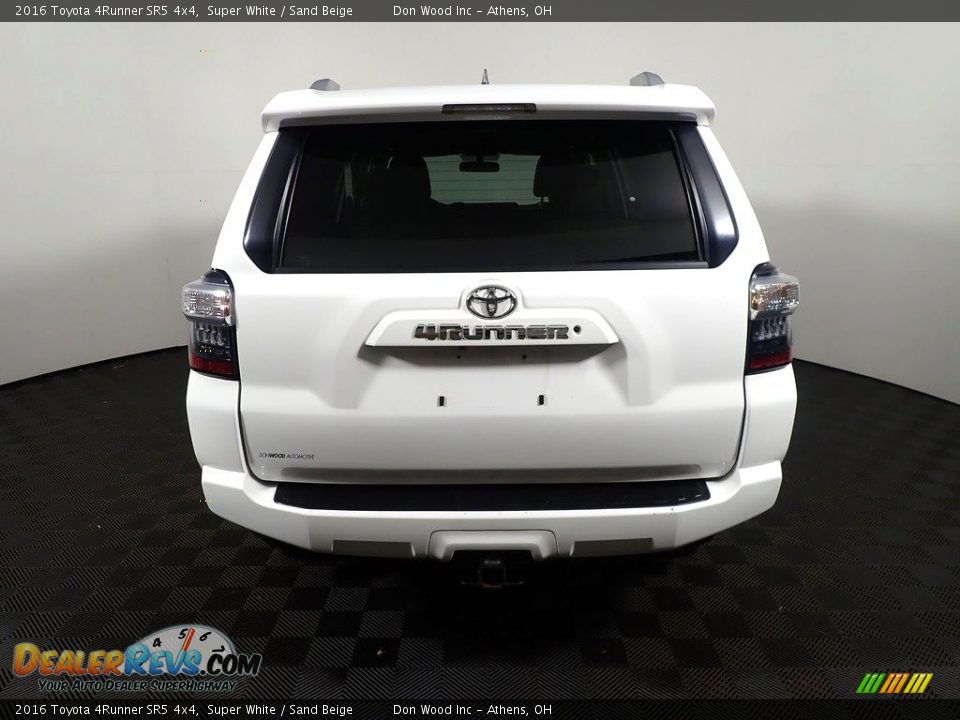 2016 Toyota 4Runner SR5 4x4 Super White / Sand Beige Photo #14