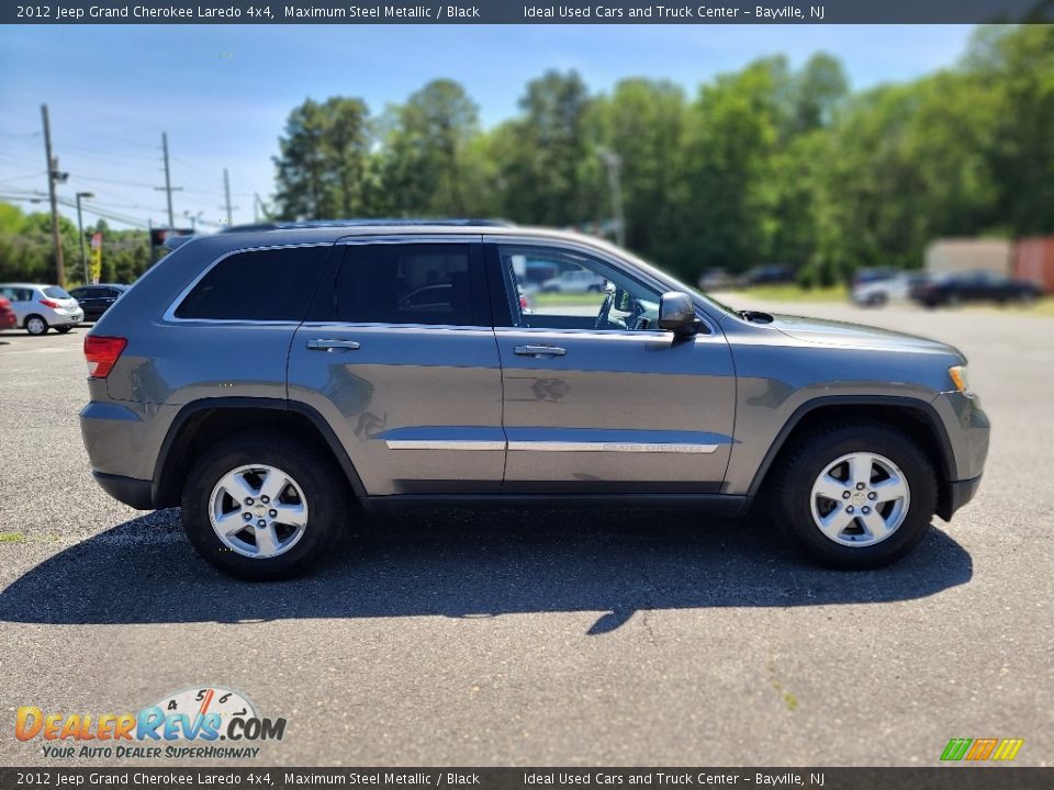 2012 Jeep Grand Cherokee Laredo 4x4 Maximum Steel Metallic / Black Photo #6