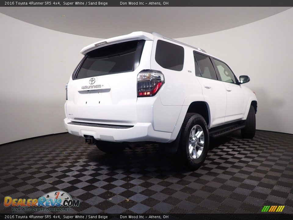 2016 Toyota 4Runner SR5 4x4 Super White / Sand Beige Photo #17