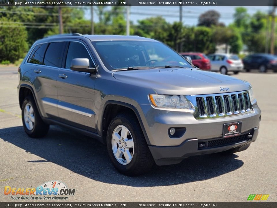 2012 Jeep Grand Cherokee Laredo 4x4 Maximum Steel Metallic / Black Photo #7