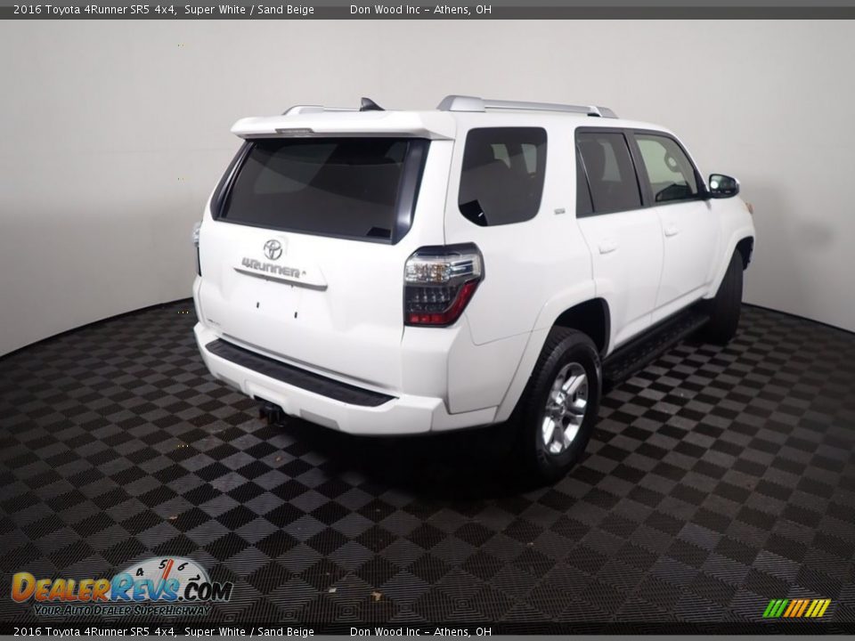 2016 Toyota 4Runner SR5 4x4 Super White / Sand Beige Photo #18
