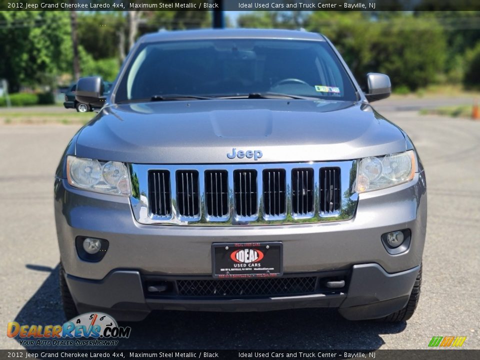 2012 Jeep Grand Cherokee Laredo 4x4 Maximum Steel Metallic / Black Photo #8