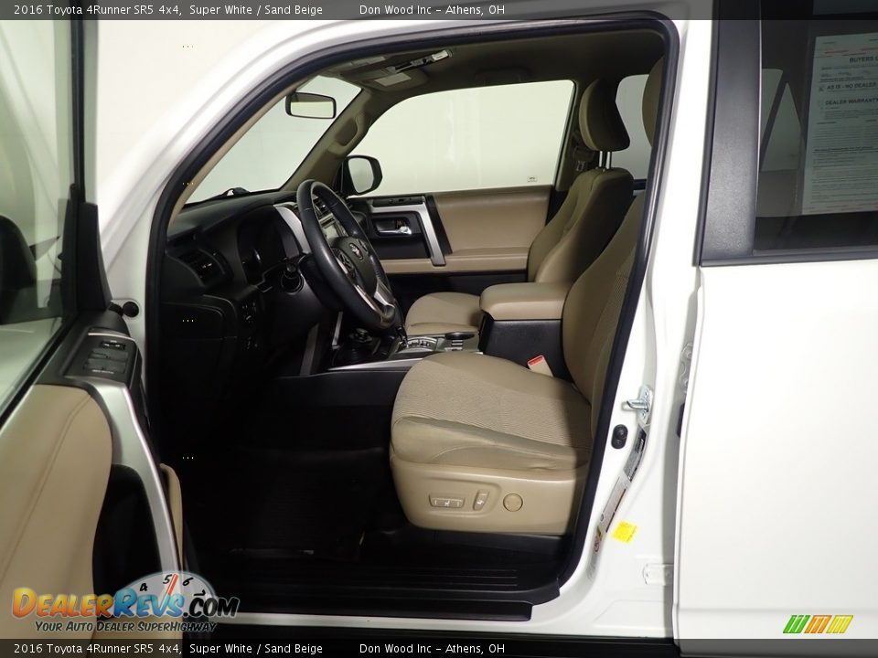 2016 Toyota 4Runner SR5 4x4 Super White / Sand Beige Photo #23