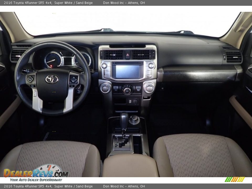 2016 Toyota 4Runner SR5 4x4 Super White / Sand Beige Photo #25