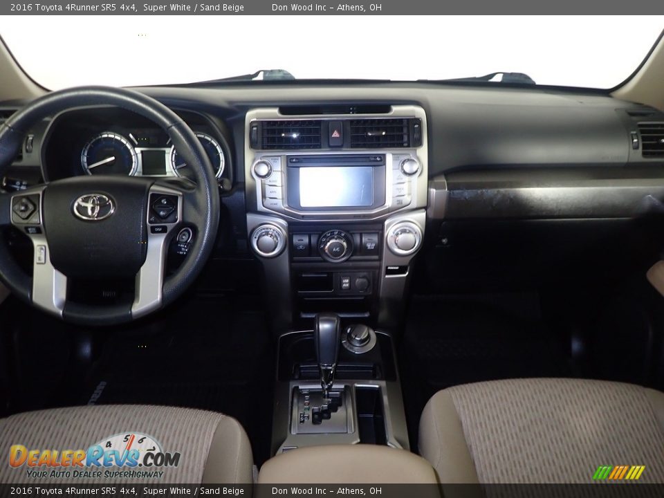 2016 Toyota 4Runner SR5 4x4 Super White / Sand Beige Photo #26