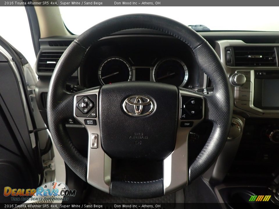 2016 Toyota 4Runner SR5 4x4 Super White / Sand Beige Photo #28