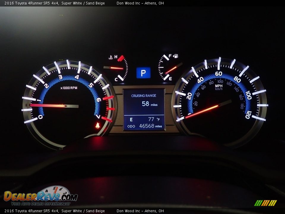 2016 Toyota 4Runner SR5 4x4 Super White / Sand Beige Photo #29